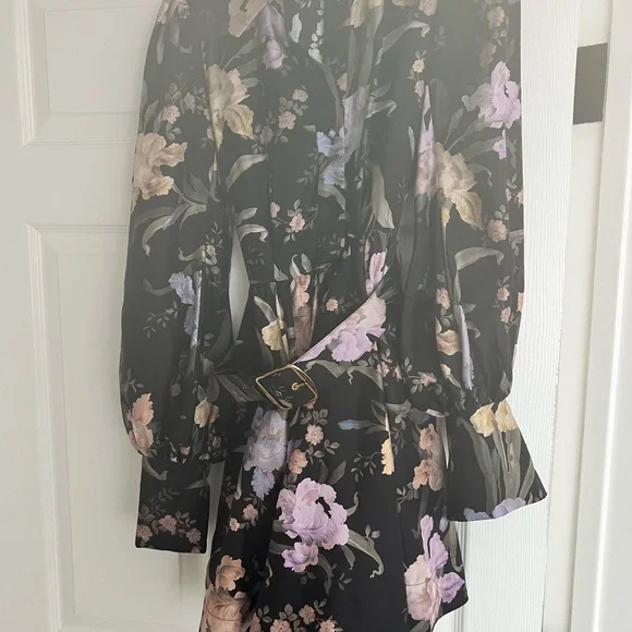 🖤SOLD🖤 ZIMMERMANN EDEN BELTED FLIP MINI DRESS IRIS SHERBET size 0 fits like 4US - Picture 11 of 16